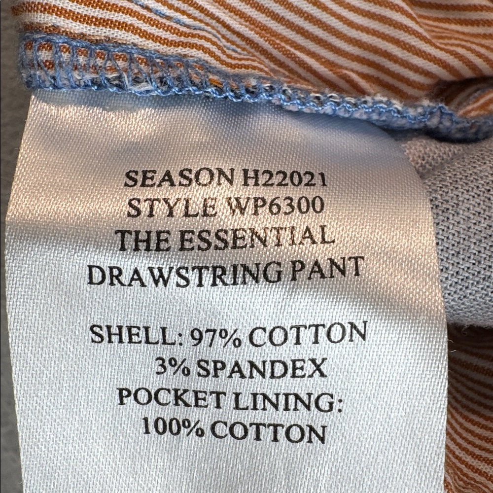 Wildfang The Essential Drawstring Pant Blooming Floral Blue Size Small - Picture 11 of 16
